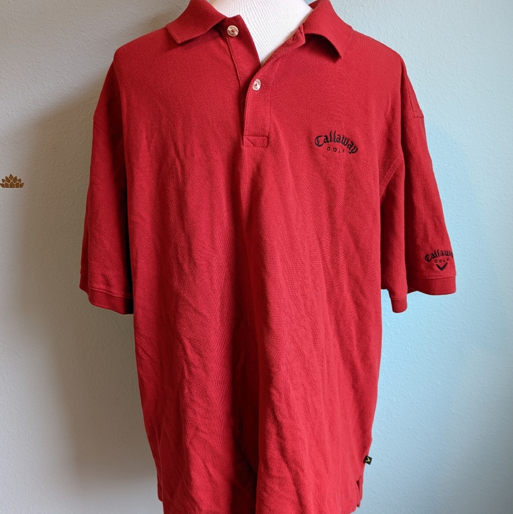 Callaway Golf Red Polo